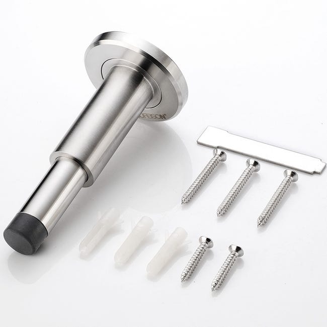 Butée de porte inox 3540 36x40 mm - fixation invisible | WURTH Butée de porte inox 3540 36x40 mm - fixation invisible | WURTH