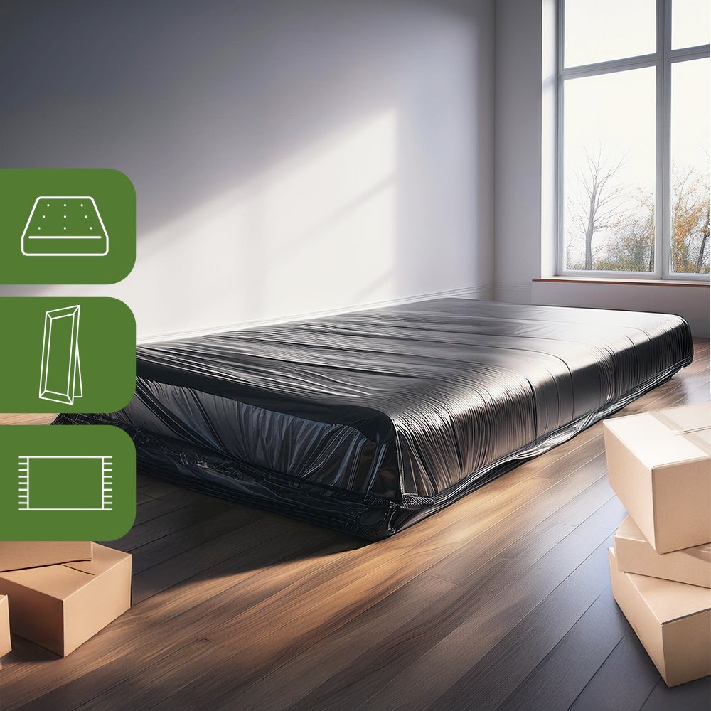 Housse de protection matelas - 170 x 230 cm - Imperméable et anti-poussière - Fermeture facile - 3
