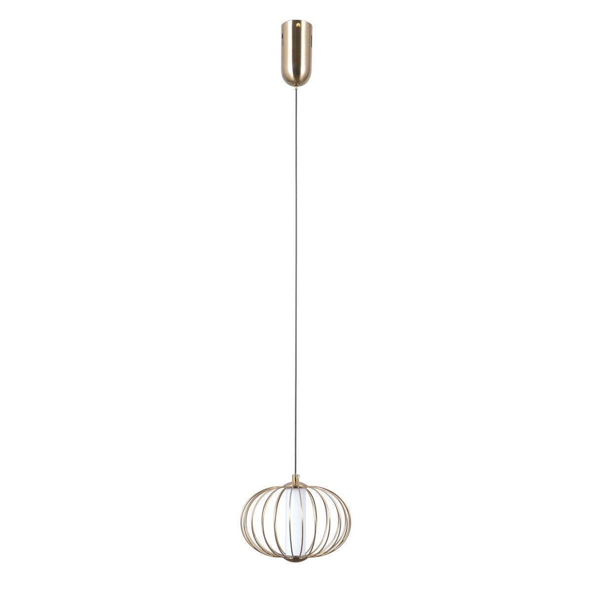 Lampa wisząca RABEL LED 5W Ciepła biel 432lm złota wym: 120 x 20 x 20 cm Italux