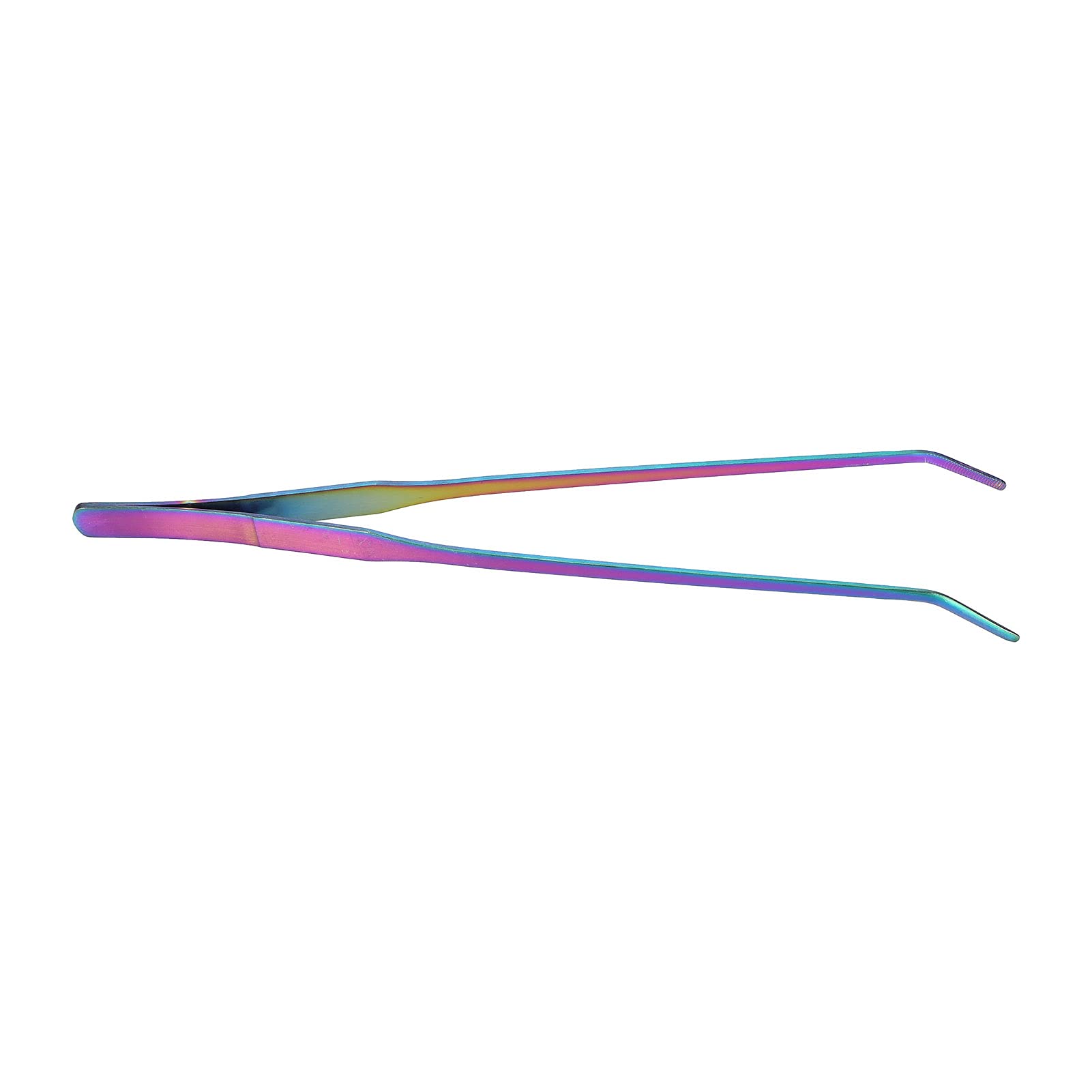 Pinceta do akwarium ze stali nierdzewnej o długości 27 cm, długa pinceta do akwarium, narzędzia do sadzenia roślin (pinceta zakrzywiona)