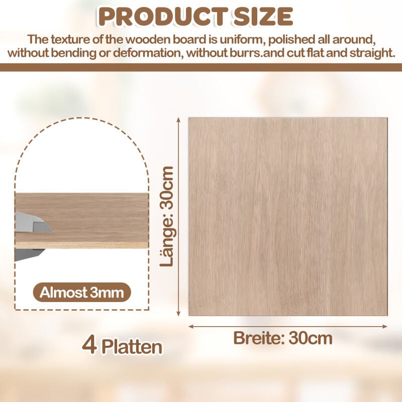Planches De Noyer Massif 33 Mm – 3 Pièces De Bois Dur, Grain Unique, Idéal Bricolage