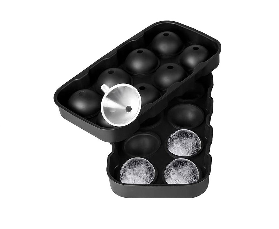 Glace forme 8 grosses boules de glace silicone Noir | Leroy Merlin
