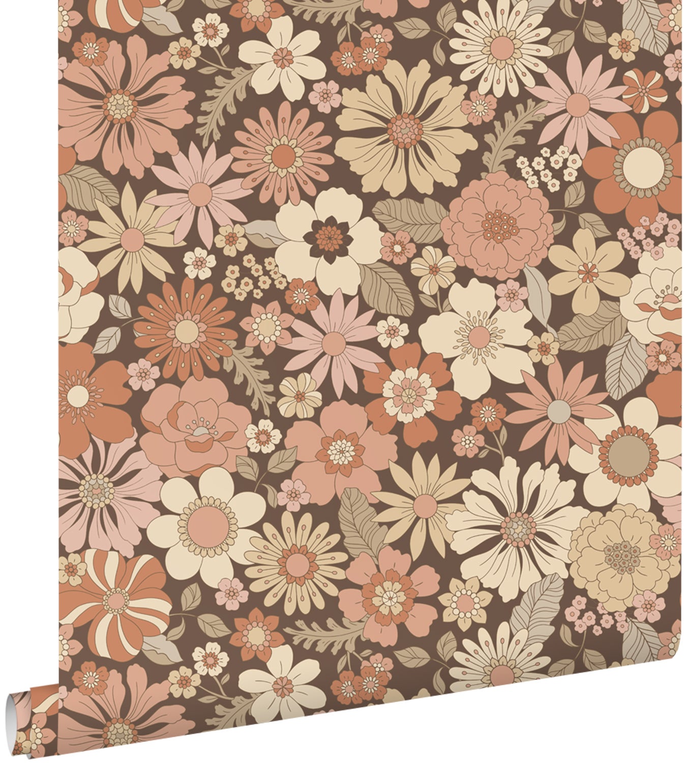 Papier Peint Beige Papier Peint Terrazzo ESTAhome - Rose Clair, Orange,  Beige - 53cm X 10m - Pose Facile ESTAhome Déco Contemporaine, image size:1347x1500