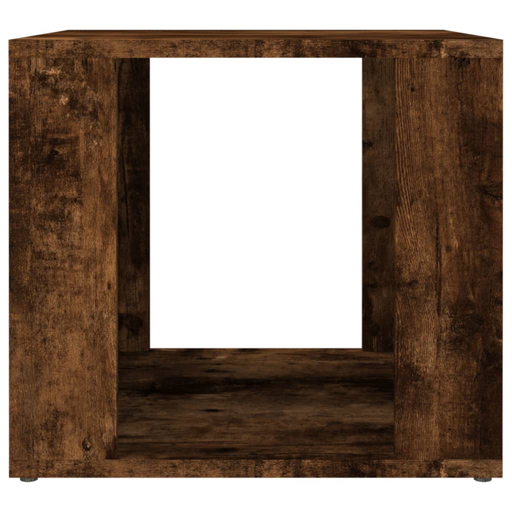Maison Exclusive - Table de chevet Chêne fumé 41x40x36 cm Bois d'ingénierie - 5