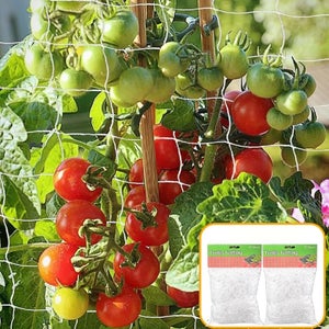 Rete Per Piante Rampicanti 5 M X 2 M Tralicciata In Nylon Con 50 - Foto 5