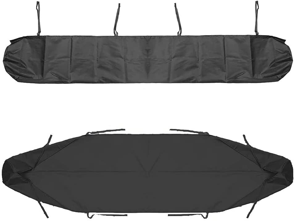 czarna torba ochronna (250 cm) do markizy zewnętrznej, pokrowiec przeciwkurzowy do 4-metrowej markizy tarasowej, pokrowiec do przechowywania markizy