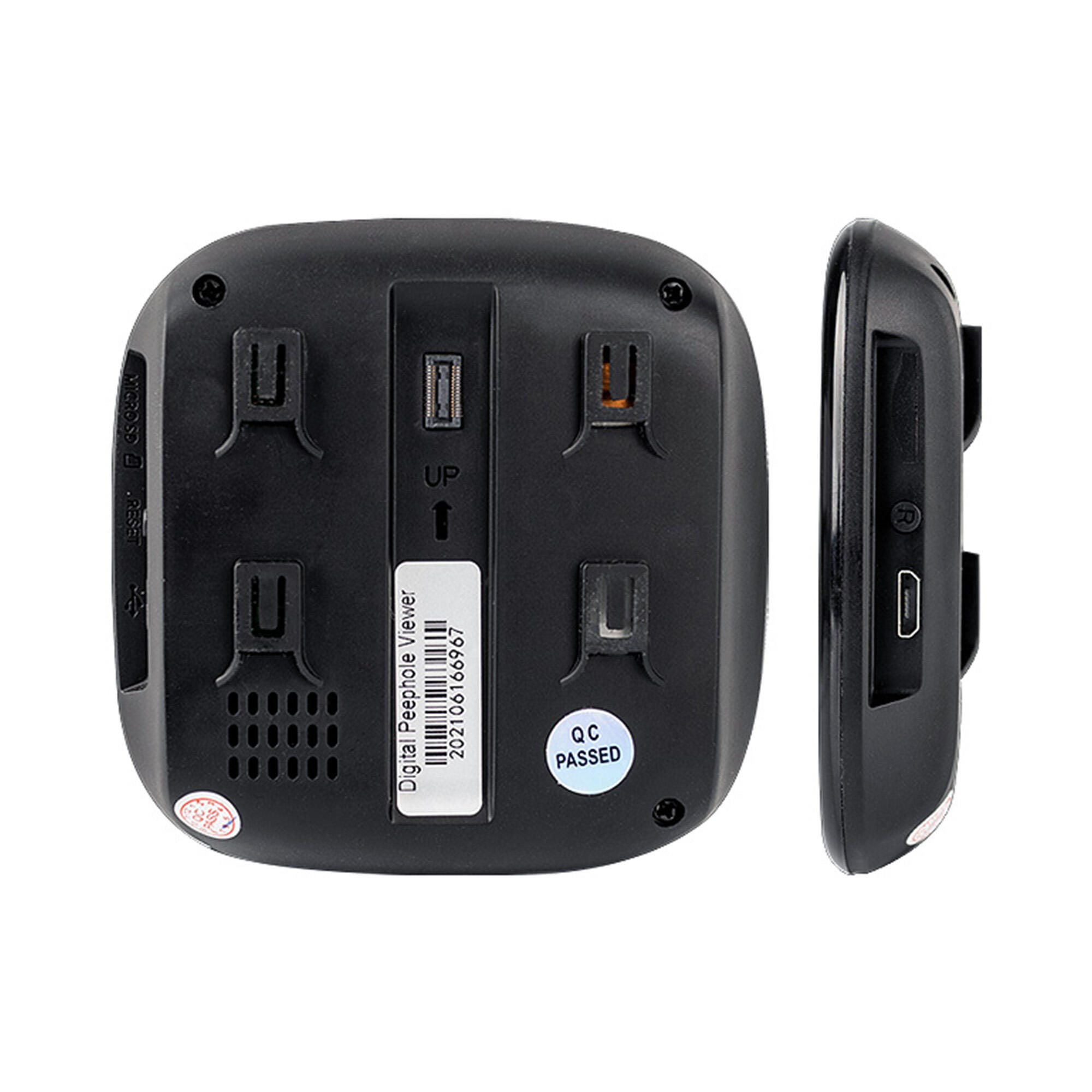 Cyfrowy wizjer AYR 9001 z ekranem LCD czarno-chromowanym, kamera 0,3 Mp - 3