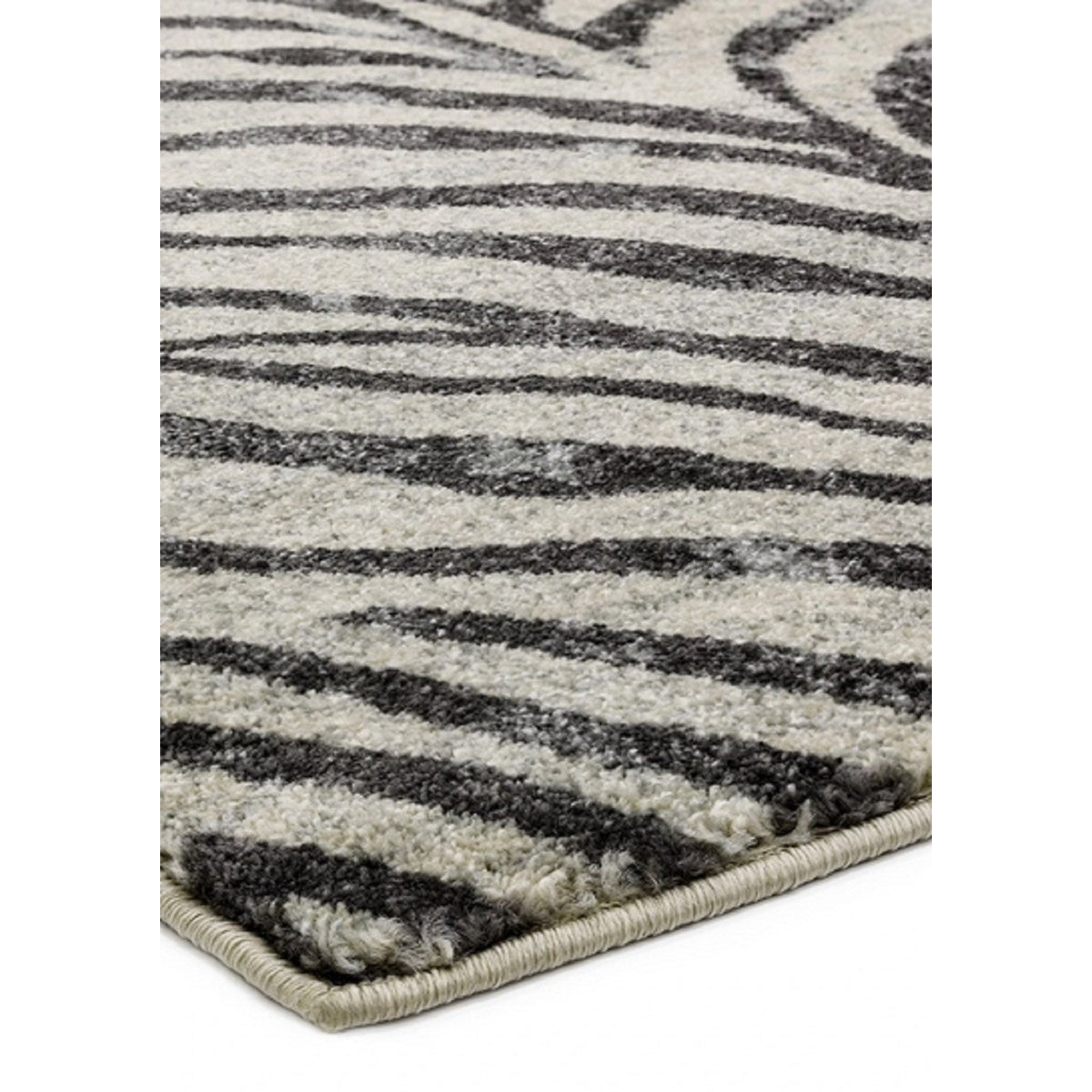 Tapis de salon moderne tissé plat AVON ZEBRA 160x230 cm - 5