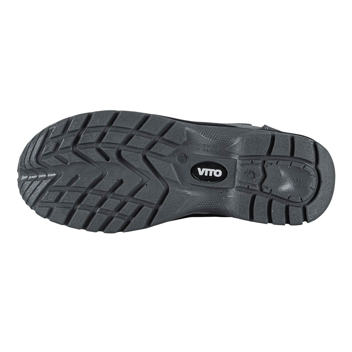 Chaussures de sécurité basse VITO Modèle GENES S1P en Cuir Suédé Taille 38 - 6