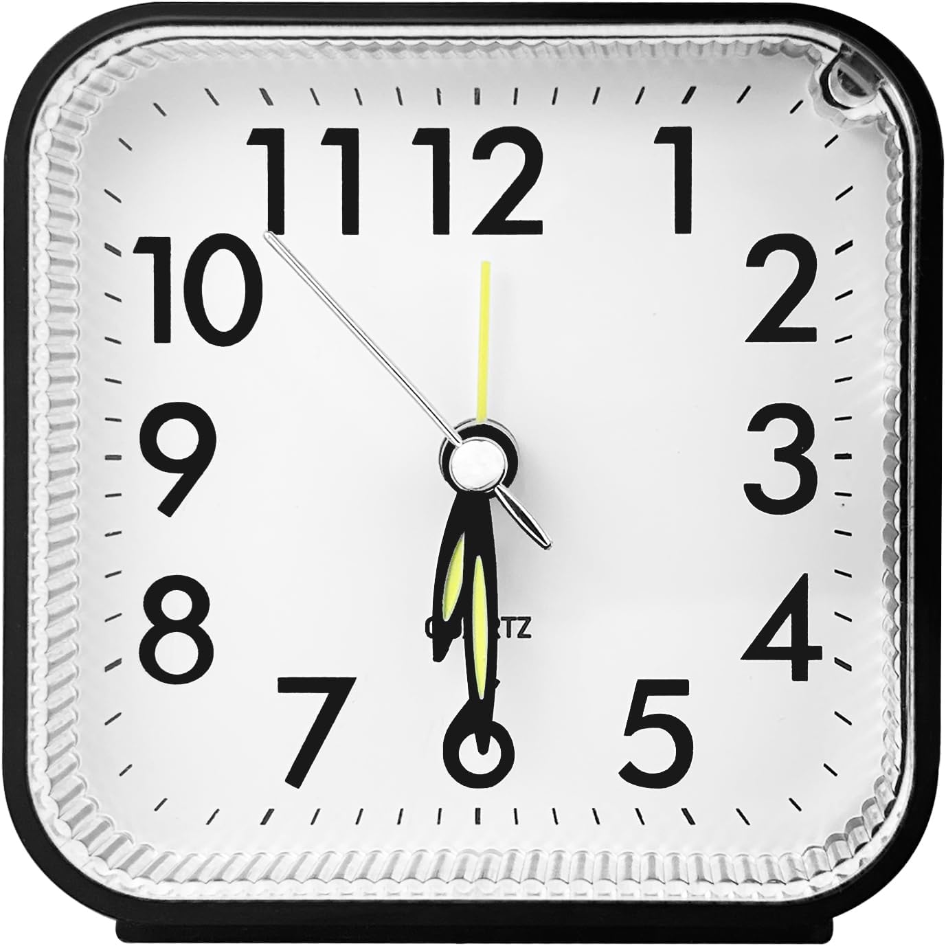 Funmo Sveglia analogica, piccola con luce notturna, silenziosa, senza ticchettio, analogica, per anziani, sveglia forte, funzione snooze Funmo Sveglia analogica, piccola con luce notturna, silenziosa, senza ticchettio, analogica, per anziani, sveglia forte, funzione snooze