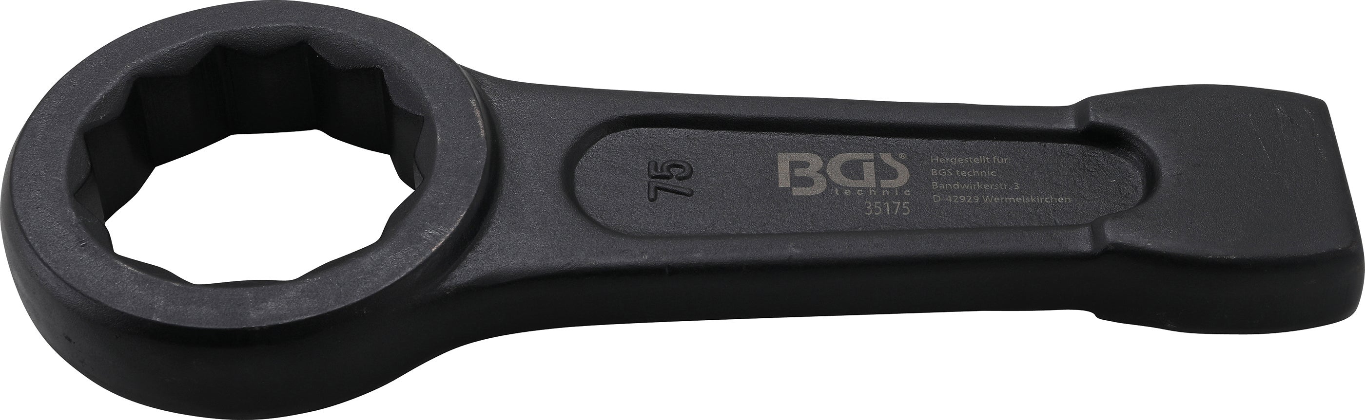 Klucz udarowy pierścieniowy BGS SW 75 mm - 35175