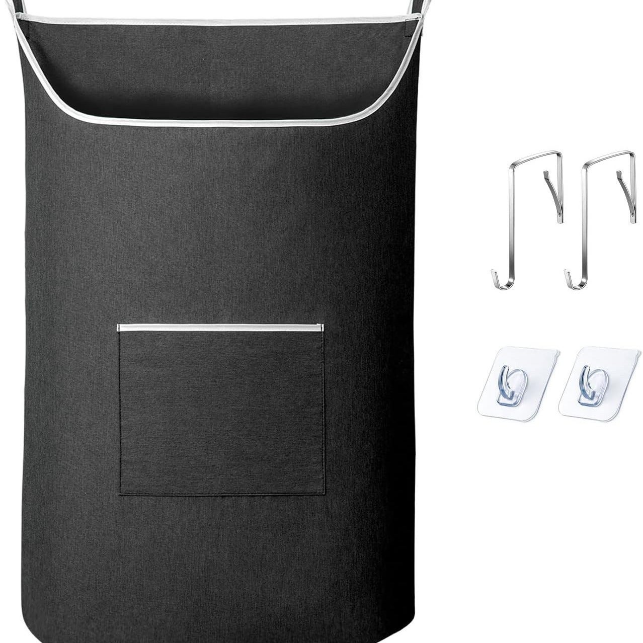 Panier à Linge Suspendu, Panier à Linge Au-dessus De La Porte Pour Organisateur De Vêtements Sales, Panier à Linge Mural Pliable à Suspendre Pour