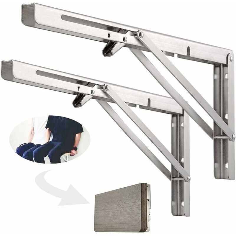 Établi Pliant VONROC En Bambou - Charge Max 150kg - Acier - Neuf