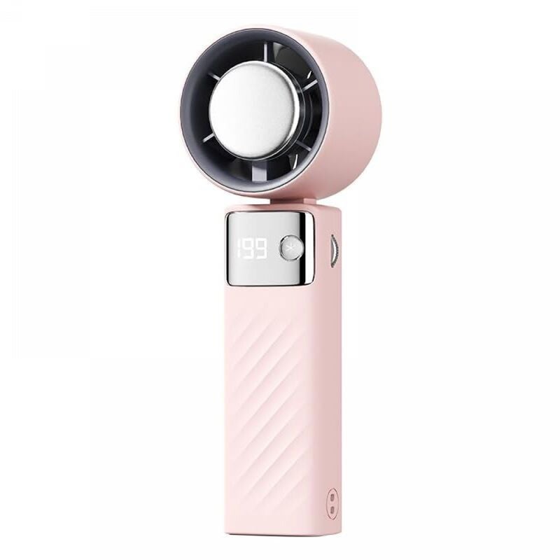 Przenośny wentylator, miniaturowy wentylator akumulatorowy 4000 mAh, mały, cichy wentylator turbo z regulowaną prędkością (od 1 do 199), wentylator ch