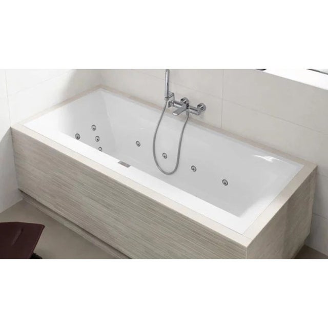 Baignoire Balnéo VILLEROY ET BOCH Squaro Crystal hydropool confort 160 x 75 cm
