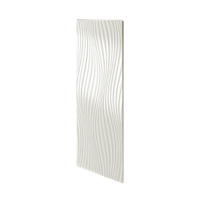 Radiateur connecté Irisium vertical 1000W blanc carat - ATLANTIC - 603210