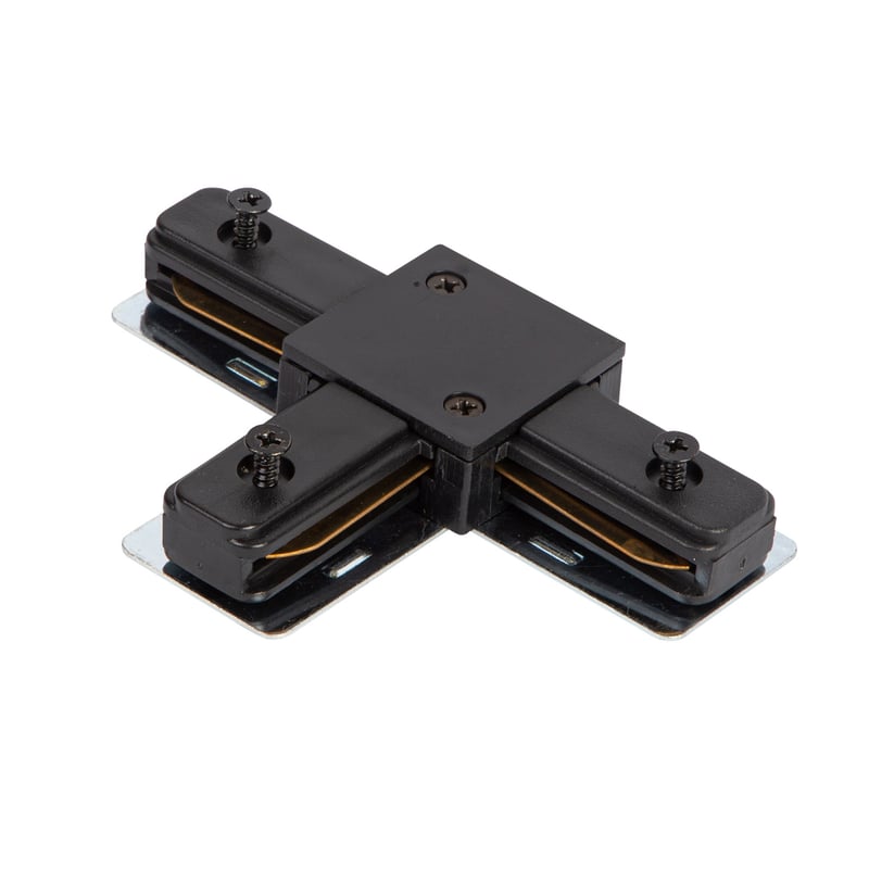 Łącznik 1-faza typ T 106x70x17mm IP20 wciskany do szyny czarny XUDO