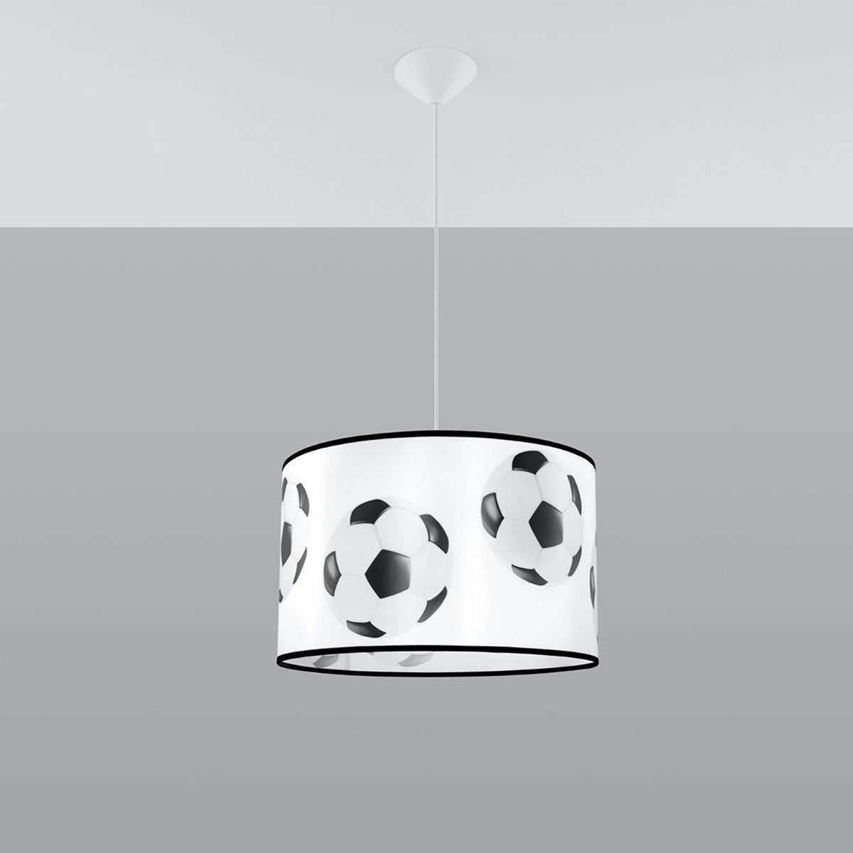 Lampa wisząca CALCIO A 40 LED 4000K - 40x40x82cm Sollux