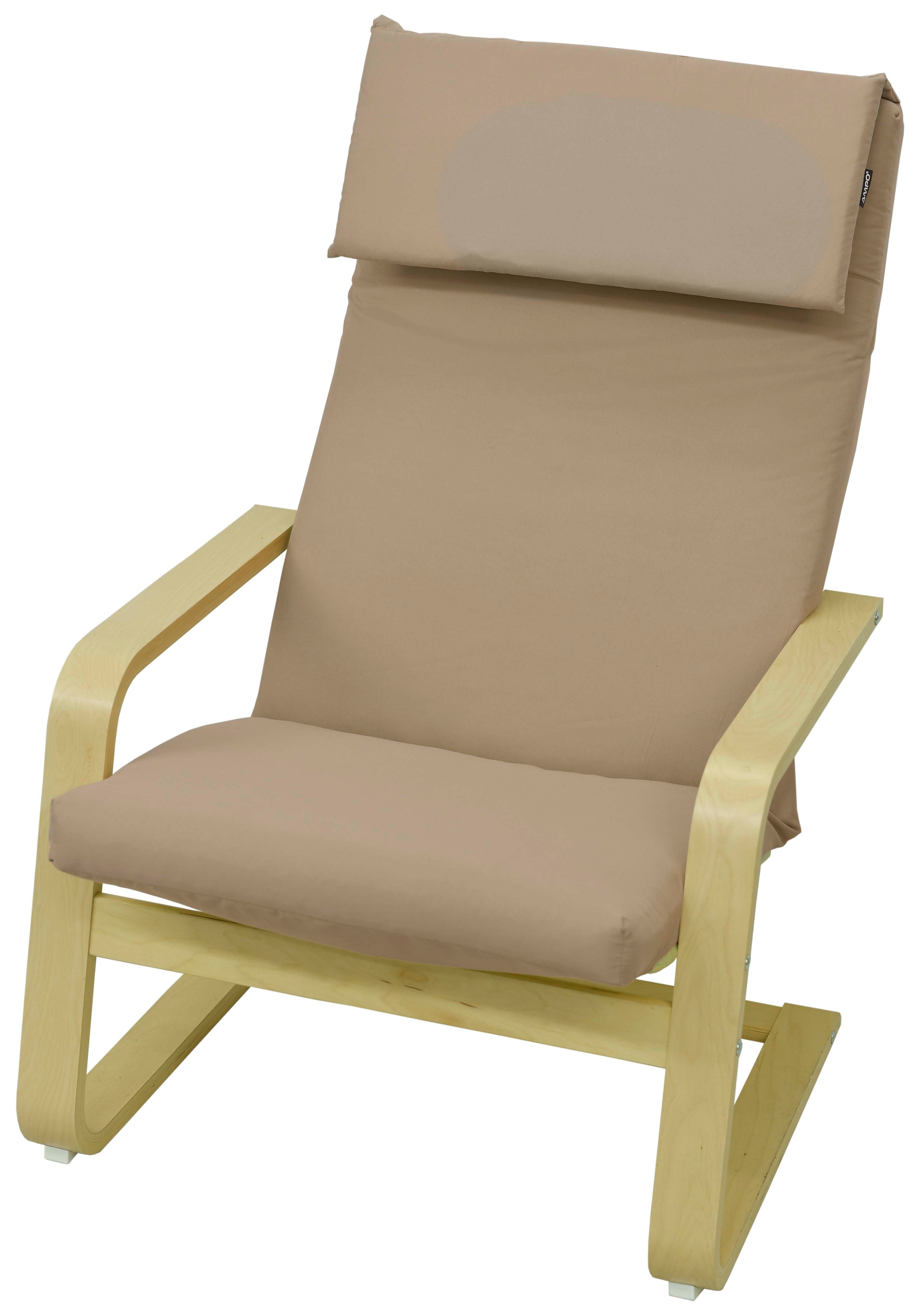 Poduszka na fotel drewniany Poang Pello krzesło AMPO beżowy 1 szt.