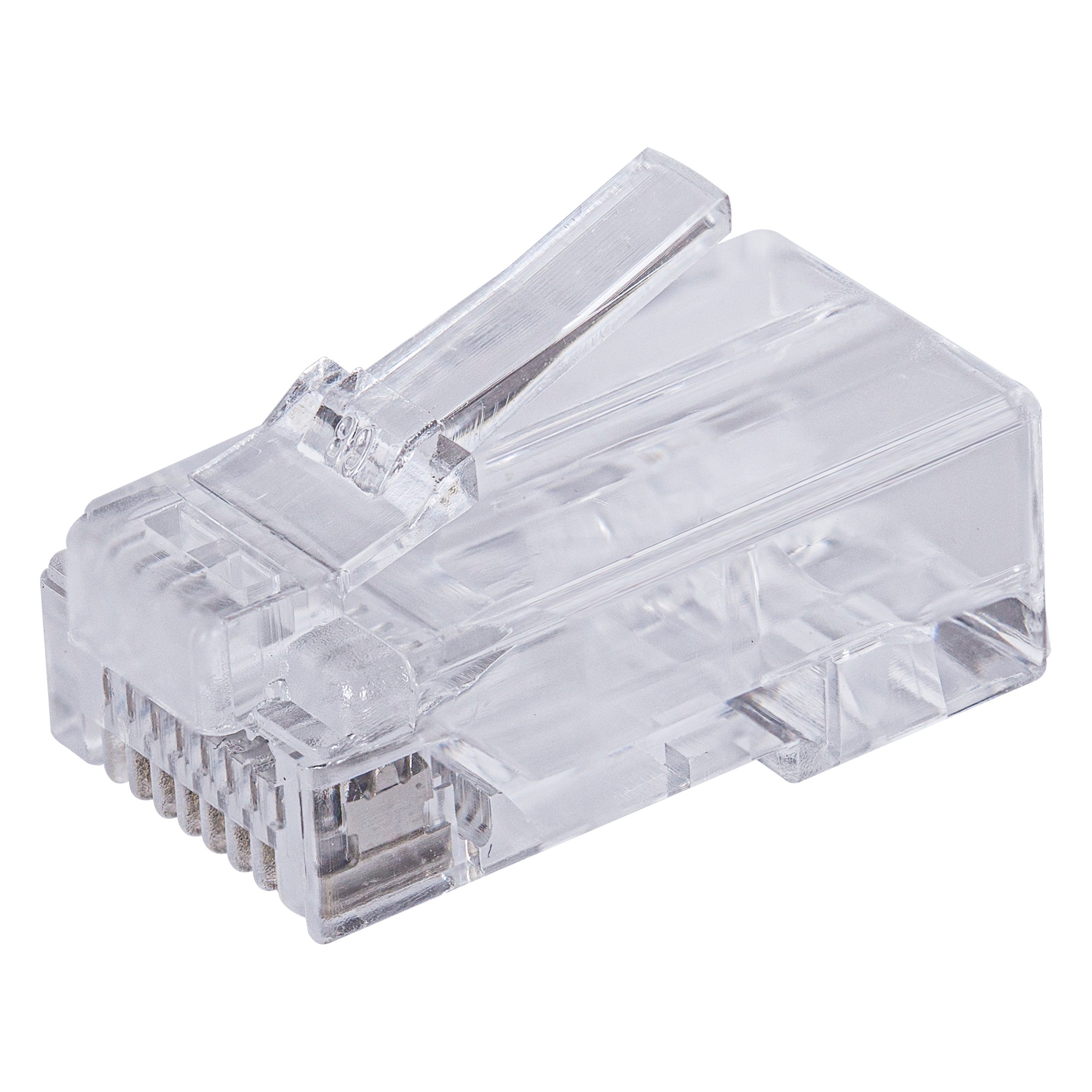 Wtyki przelotowe RJ45 8P8C kat.6 UTP uniwersalne drut linka NEKU 10szt