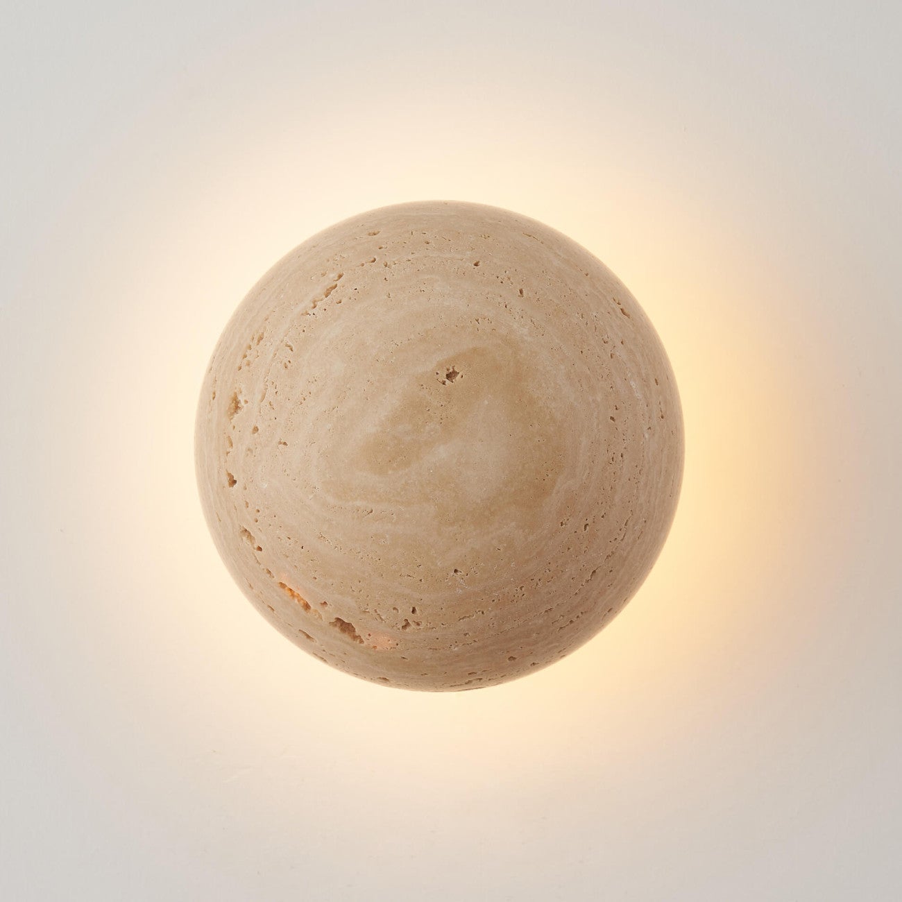 Applique en pierre Beige 15 cm - Elvin - 5