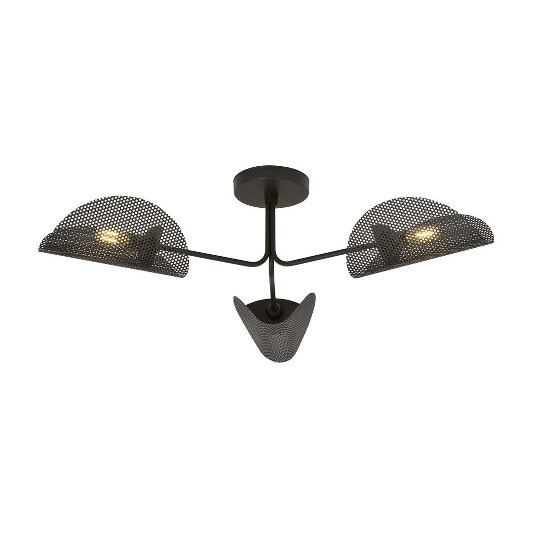 Lampa wisząca GOMEZ czarna 3xE14x15W metal wym:20x87x87cm IP20 Emibig