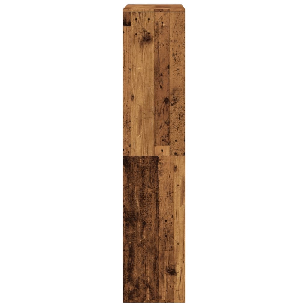 Bibliothèque pour Séjour en Bois Marron H. 33 x l. 100 x P. 33 cm - 5