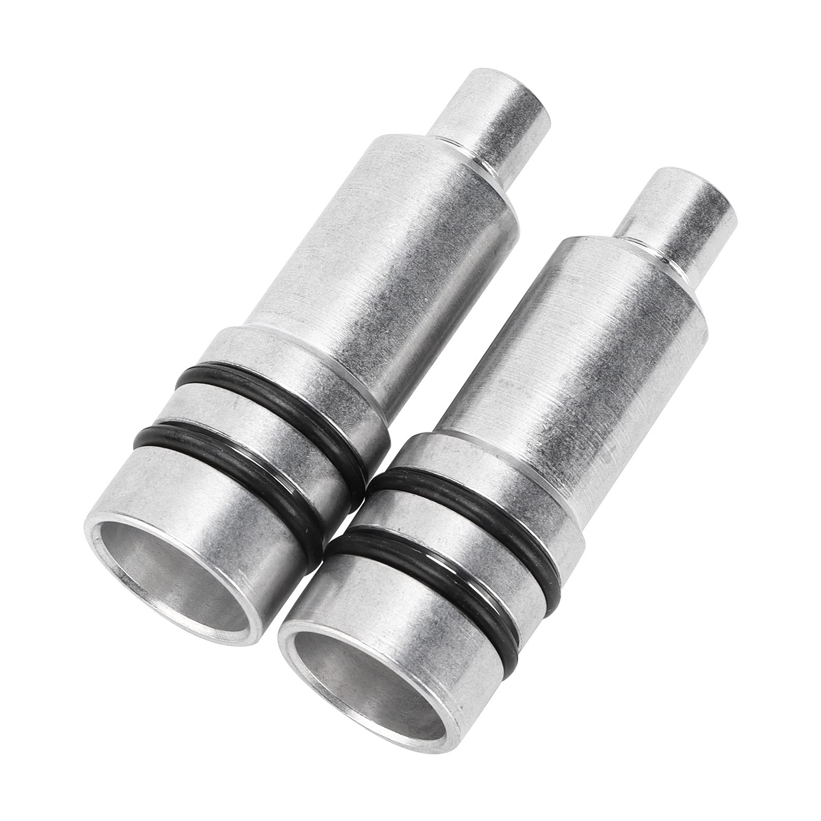 2X(2Pcs De Timbales Avec Manche En Acier Inoxydable, Blanc Y9C5)5372