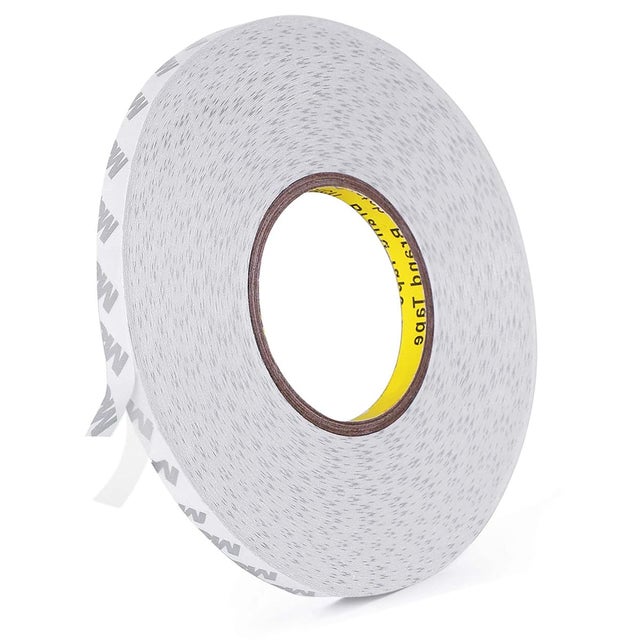 Double Face, Transparent 9080 Ruban Adhésif Double Face Puissant Longueur 50 m, Largeur 10 mm, Épaisseur 0,15 mm pour le travail manuel