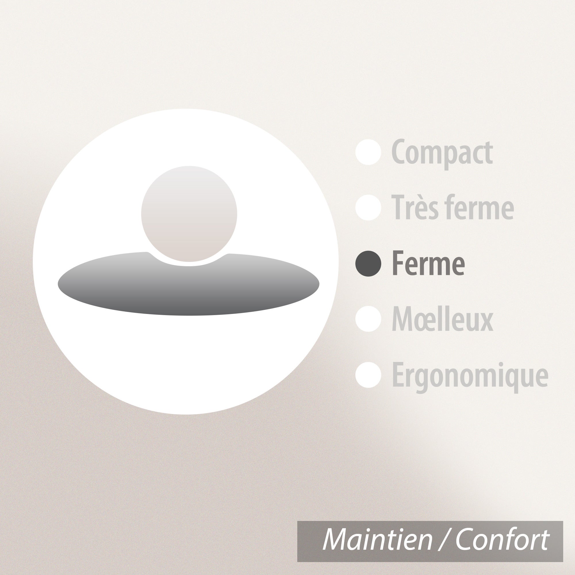 Traversin 180 cm GRIZZ'LIT FLOTEX Fibre creuse Polyester - 6