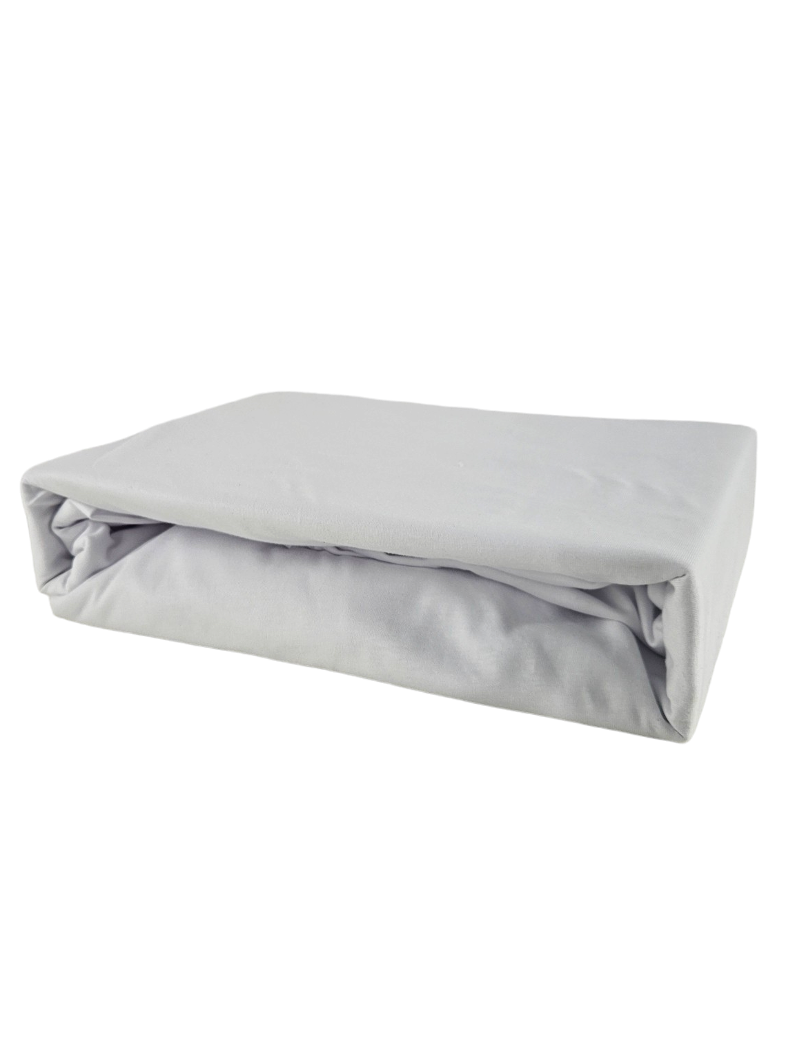 Kam-Pol prześcieradło z gumką jersey bawełniane biały 80x210 cm