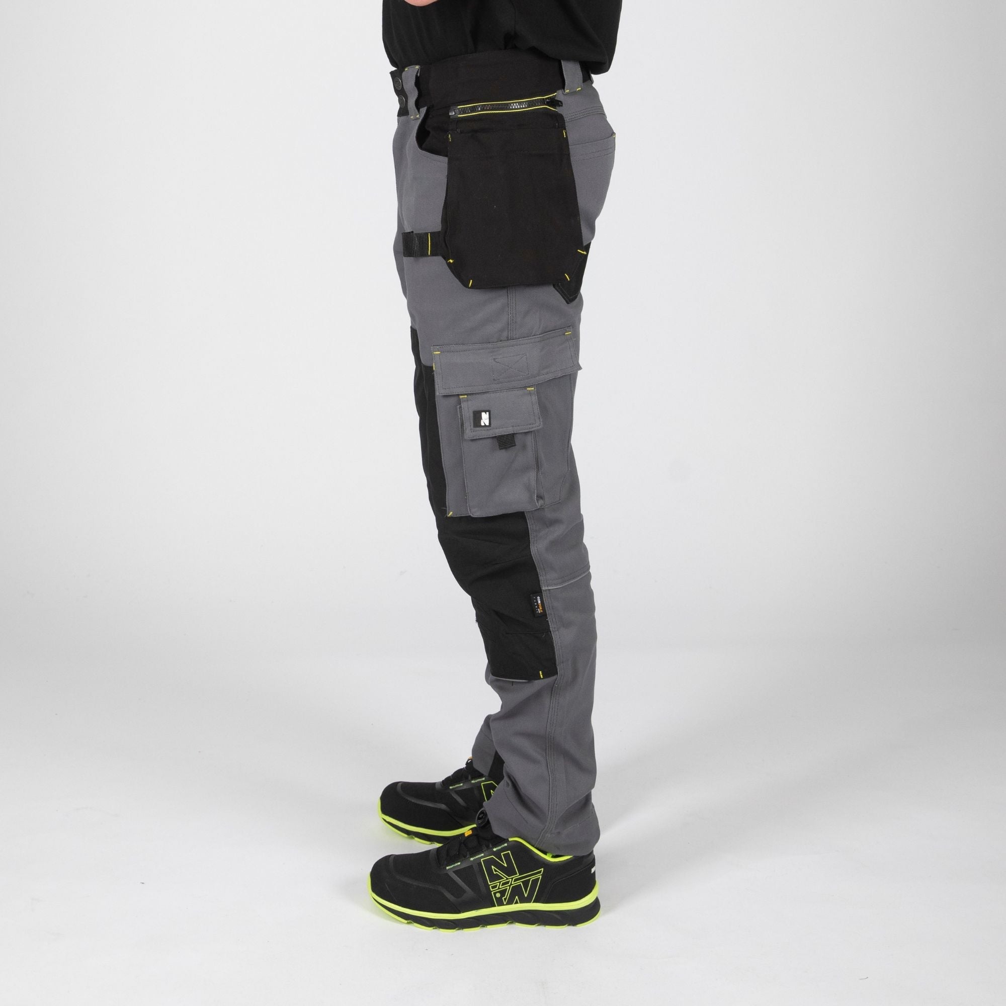 HOWARD - PANTALON DE TRAVAIL - 1215 Gris , Noir FR 44 - EU 50 - UK 34 - 5