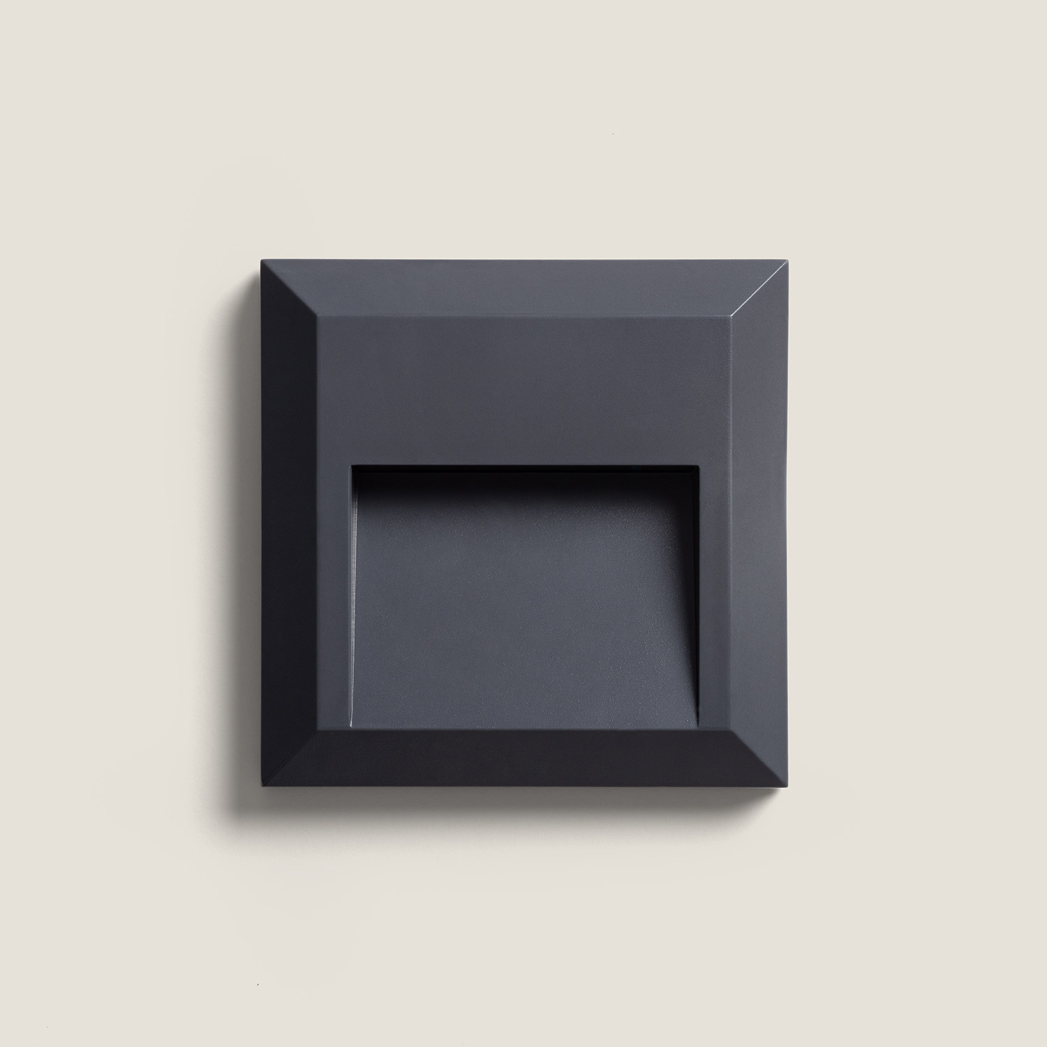 Ledkia - Baliza Exterior LED Superficie Pared Cuadrado Edulis, 2700K ...