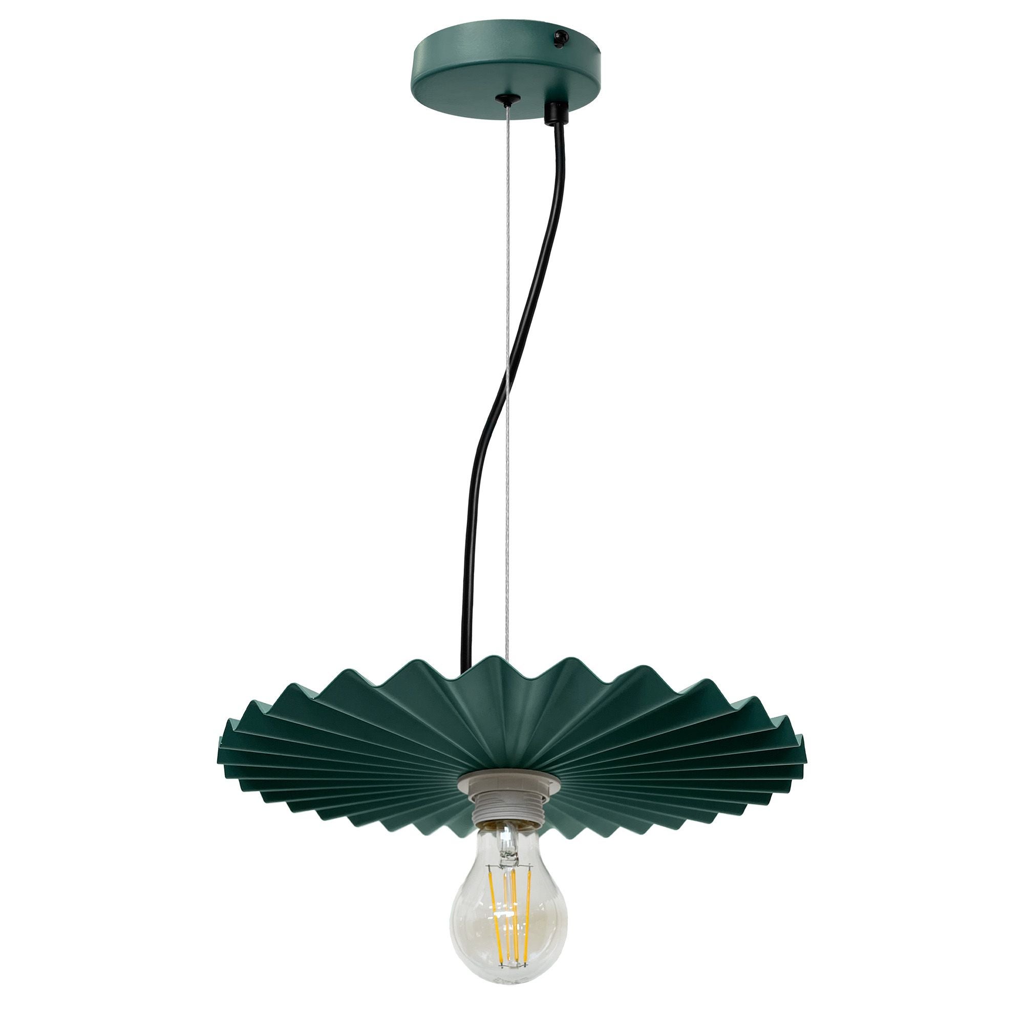 Lampa Sufitowa Wisząca Toolight App1455-1Cp Zielony 30Cm