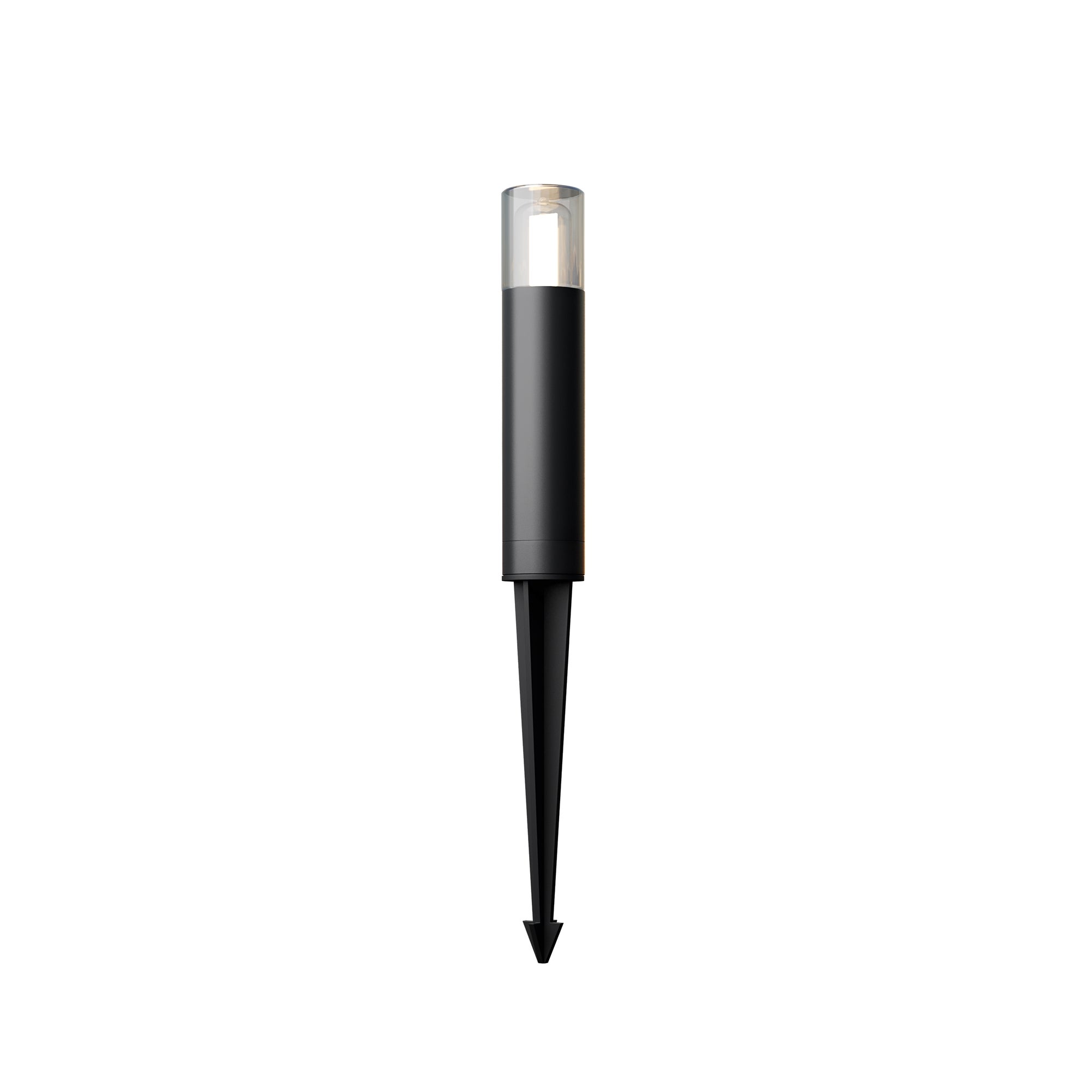 Lampa gruntowa wbijana Glide grafitowa 1xG9x20W wym: 37 x 4 x 4 cm aluminium Maytoni