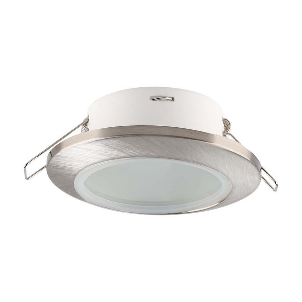 Faretti Da Incasso Rotondi Dayron 64006 - Trasformatore Bassa Potenza, Finitura Nichel, Con Lampadine CFL - Foto 10