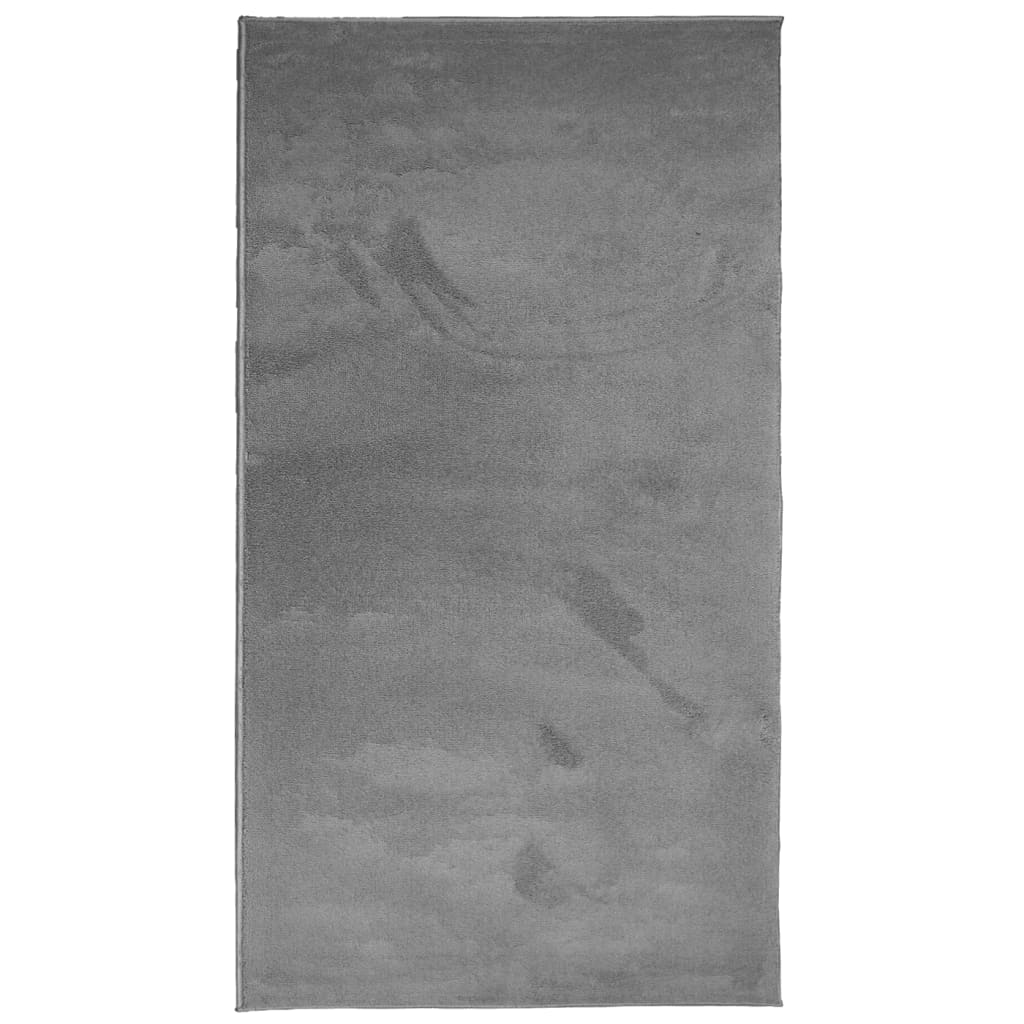 Alfombra de salón | alfombra de pelo corto oviedo gris antracita 80x150 cm cfw65938
