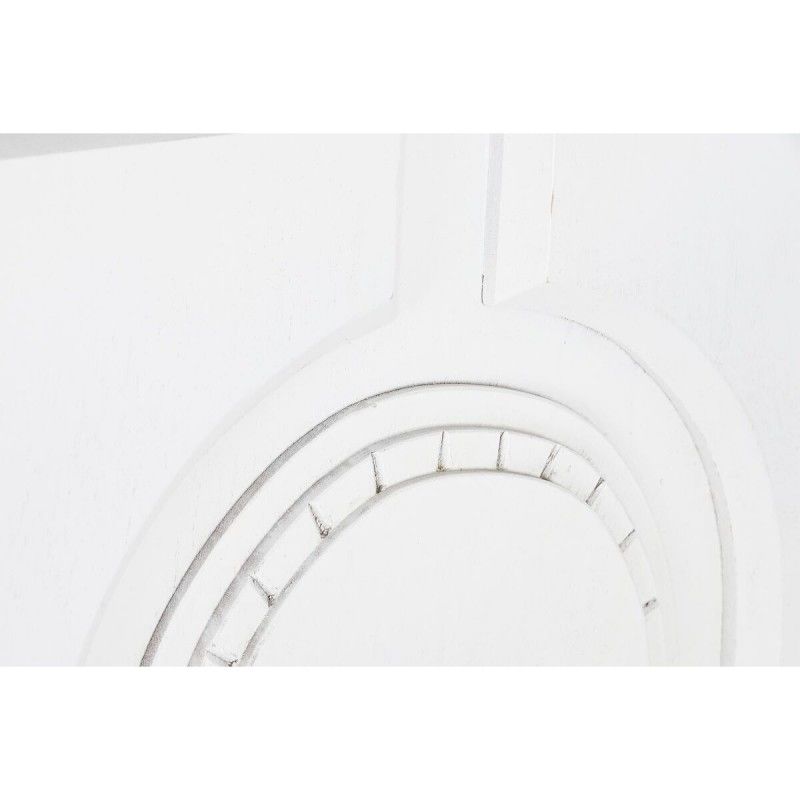 APARADOR MANGO LATON 93X41X114 ROMBO BLANCO - 3