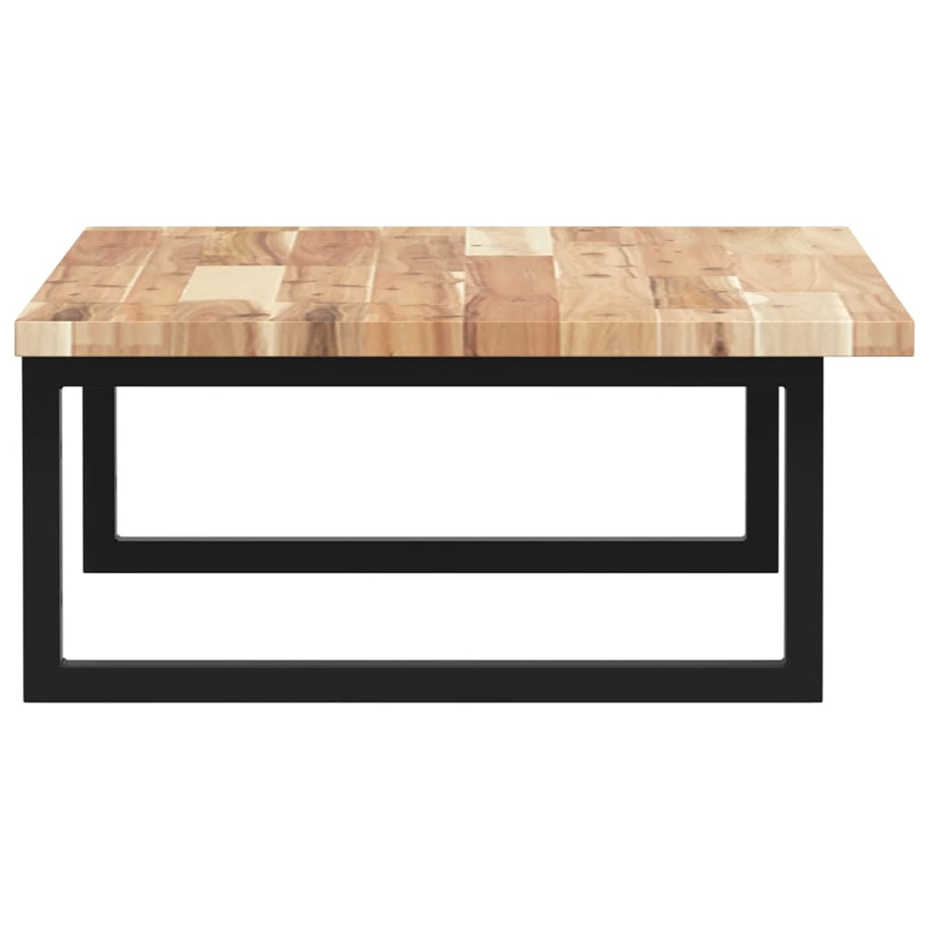 Maison Exclusive - Ripiano a Parete per Lavabo in Acciaio e Massello di Acacia - 5