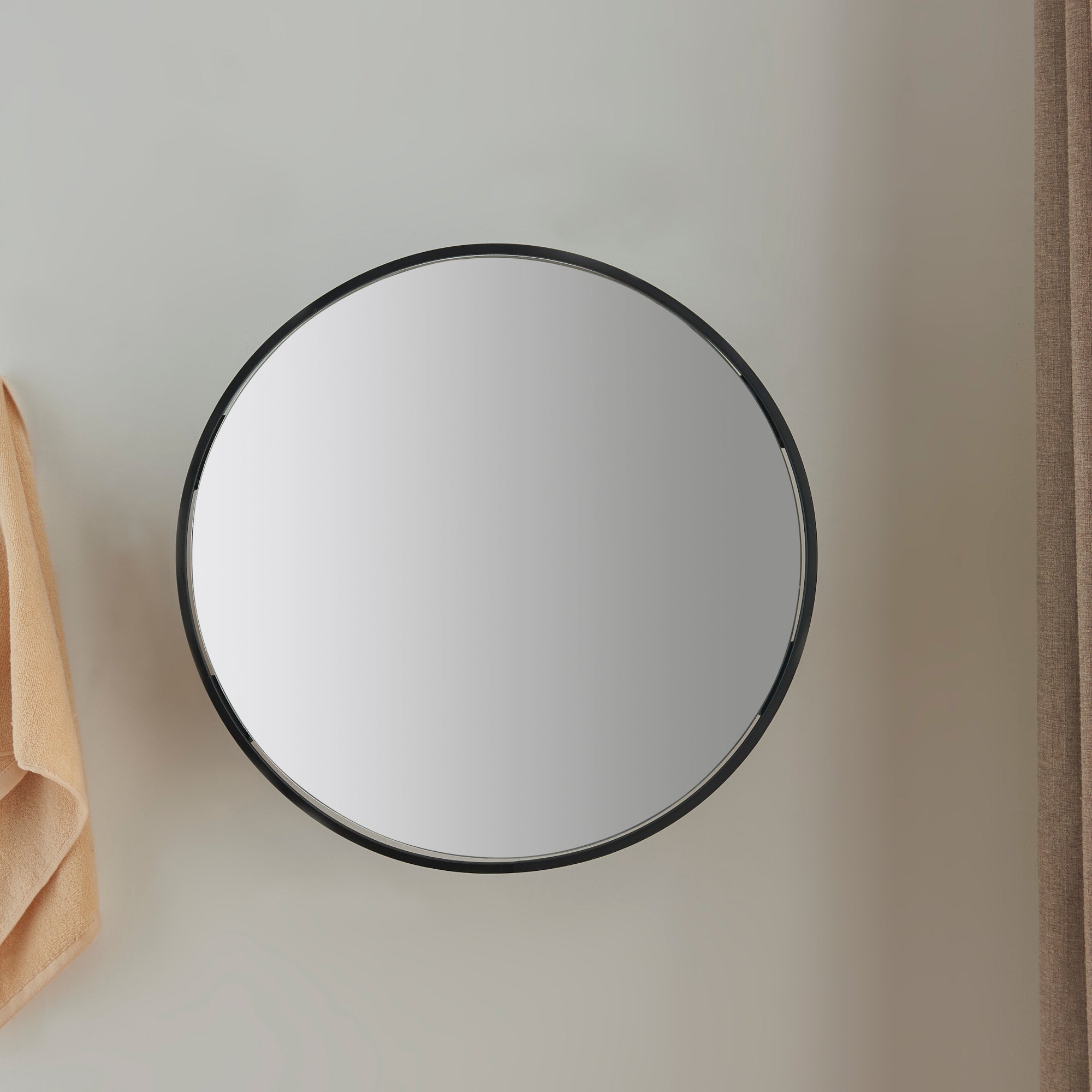 Specchio Bagno Nero Dimelax 61x91 Cm: Rettangolare Con Cornice In Alluminio, Vetro Temperato HD - 3