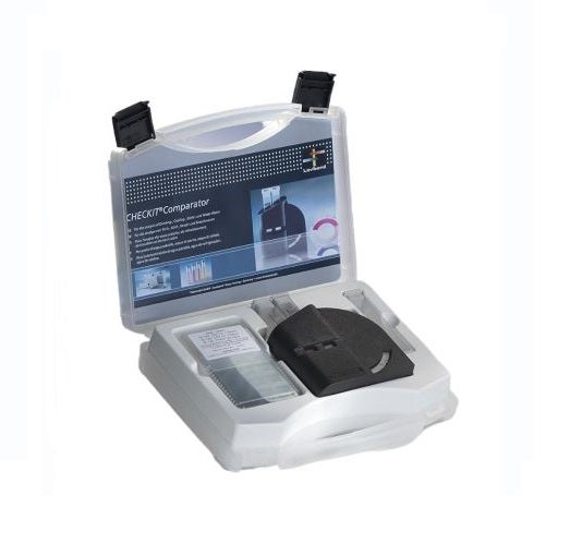 Medidor cloro disco colorímetro. DPD 1 - DPD 3. Cloro Libre, Total y Combinado. Válido para aguas potables (0-1 ppm) y aguas de piscina (0-4 ppm)