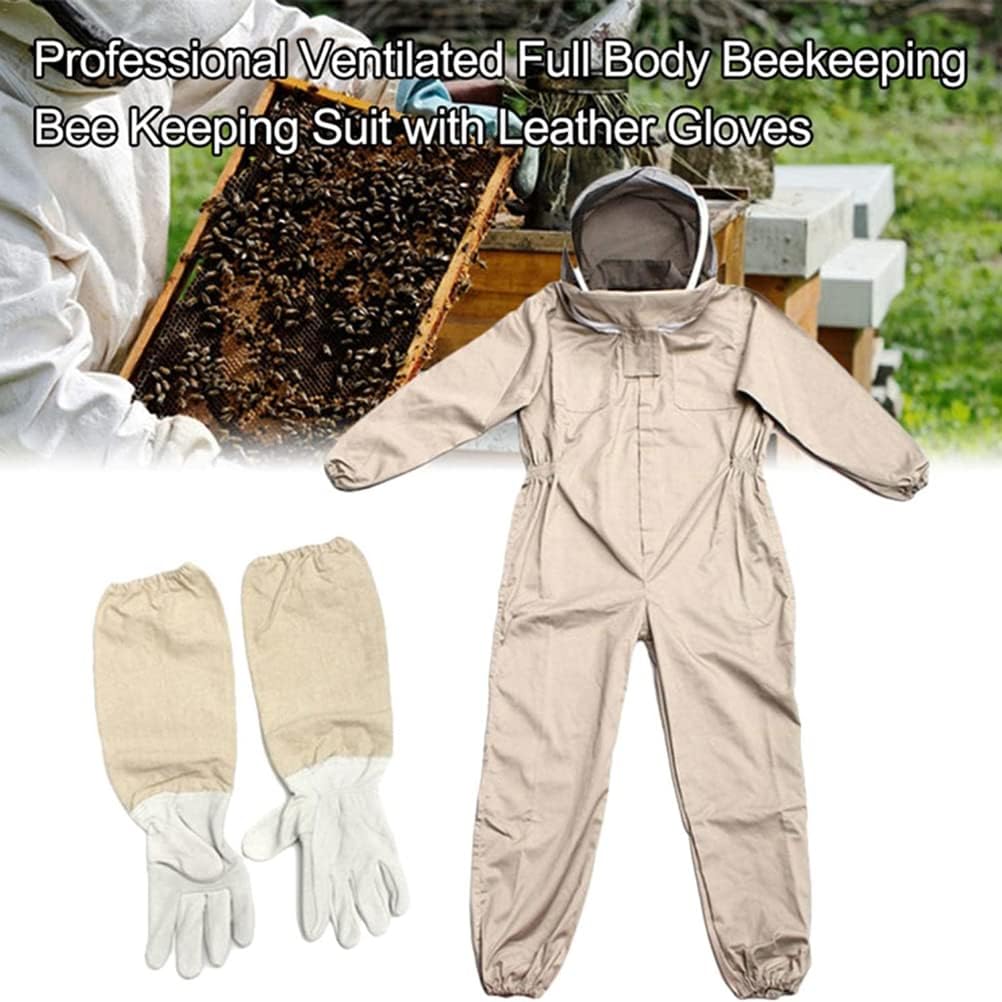 Combinaison d'apiculture professionnelle avec gants, combinaison d'apiculture professionnelle pour homme et femme, combinaison d'apiculture，XXL - 4