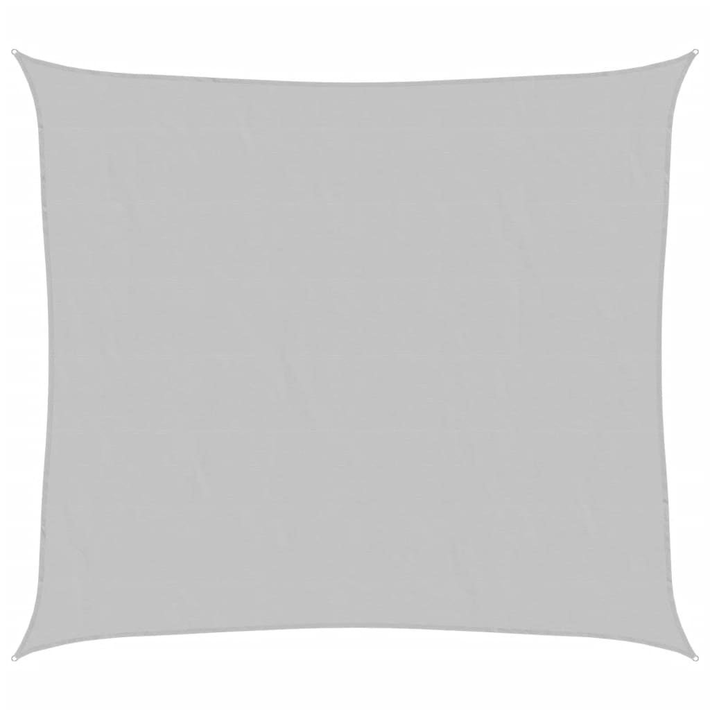 Voile d'ombrage simple Voile solaire - gris clair 3x2,5 m 100% ...