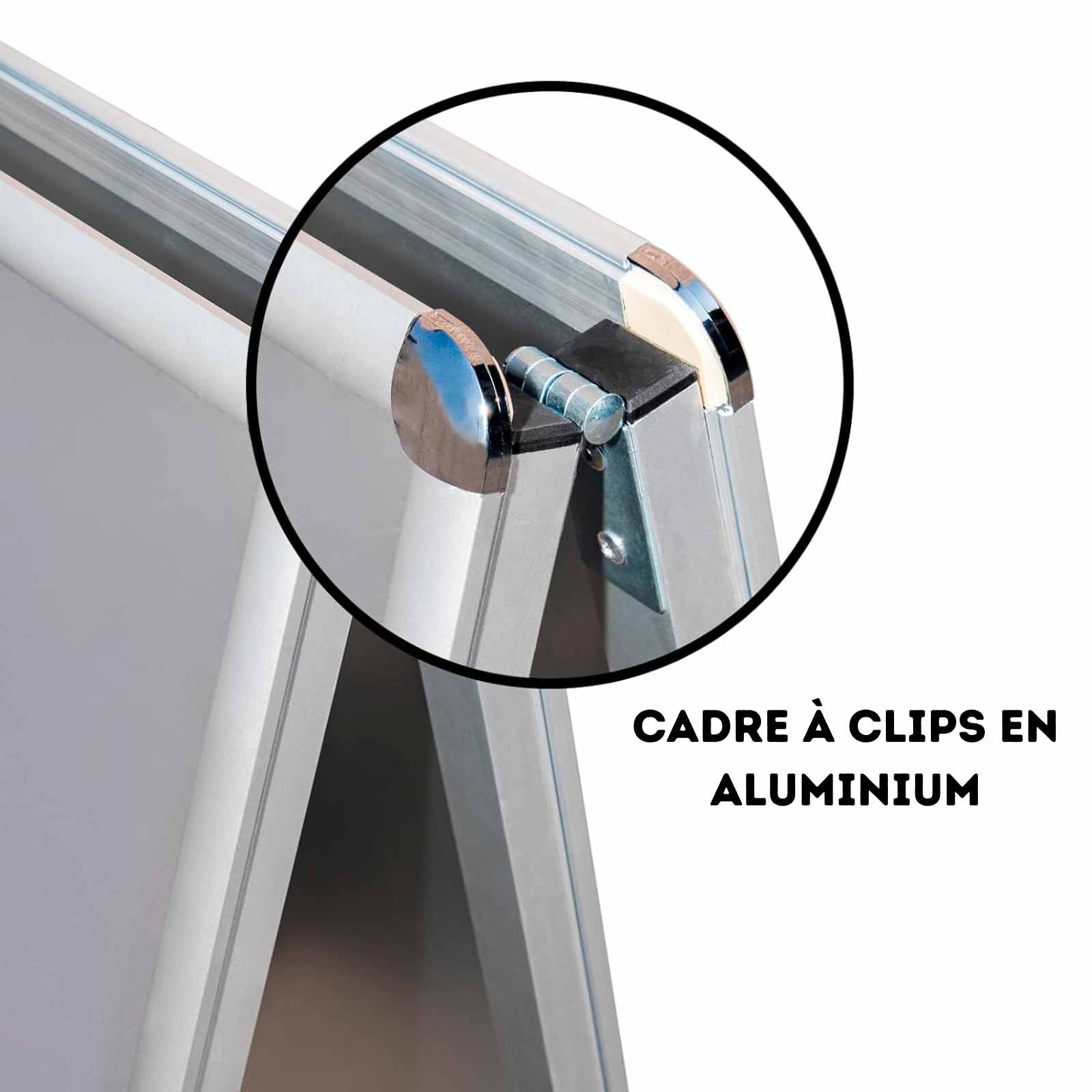 KARAT Butoir Client DIN A1 - Présentoir Publicitaire Double Face Aluminium Ext Rieur Int Rieur