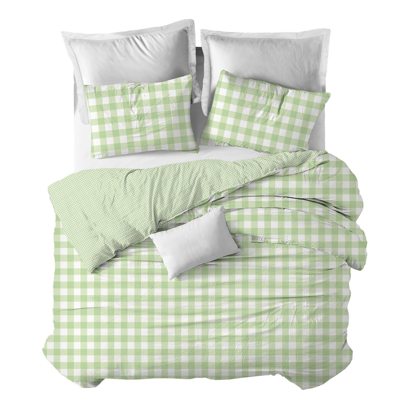 Copriumino Vichy 240x270 (Letto 150) Verde - 2