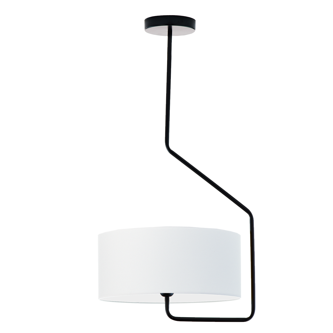 Lampa sufitowa żyrandol lampa wisząca z abażurem walec MARK