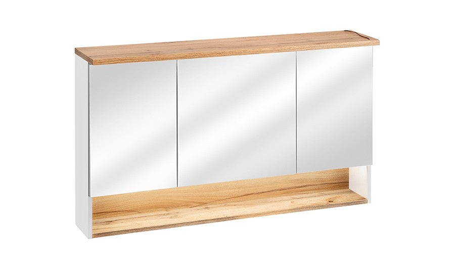Szafka Comad łazienkowa BAHAMA 843 120 cm biała z lustrem