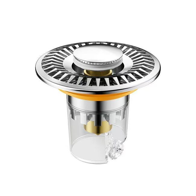 Lonimia 2 tappi per lavandino, filtro di scarico per lavandino, per scarico da 34 a 40 mm, tappo di scarico per lavandino con filtro per capelli, filtro universale pop-up Lonimia 2 tappi per lavandino, filtro di scarico per lavandino, per scarico da 34 a 40 mm, tappo di scarico per lavandino con filtro per capelli, filtro universale pop-up