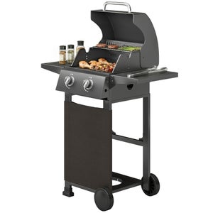 2 Ruote Per Barbecue In Plastica, 15,2 Cm, Adatte A Griglie A Gas, Resistente Al Calore