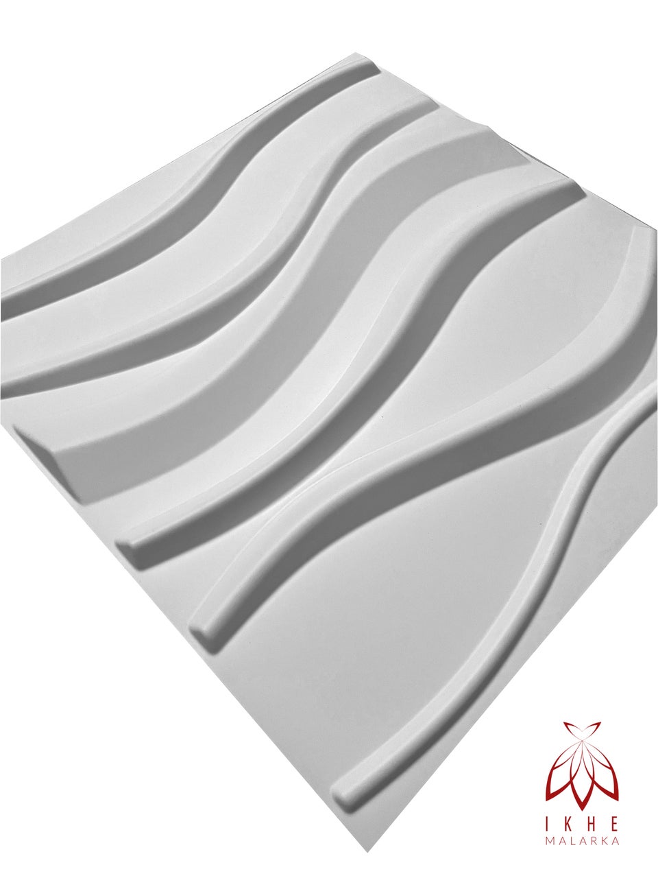12PCS/3M² Panneaux 3D Panneaux en plastique PVC Panneaux muraux Salle de jeu Mur Plafond 3D Look Wave - 3